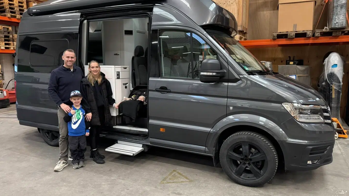 Familien fra Vallensbæk håber, at nogen har set deres autocamper.