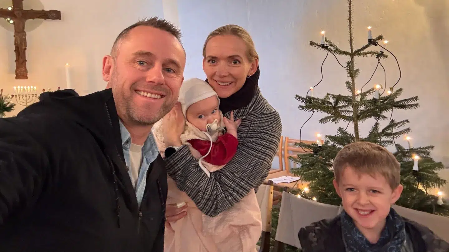 Der var store smil hos familien i december, da de købte autocamperen.