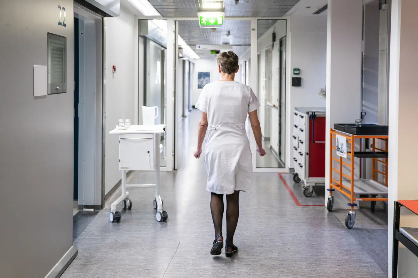 Danske sygehuse behandler hvert år knap tre millioner patienter. Nu har sygehusene sat sig for at halvere klimaaftrykket inden 2035. (Arkivfoto).