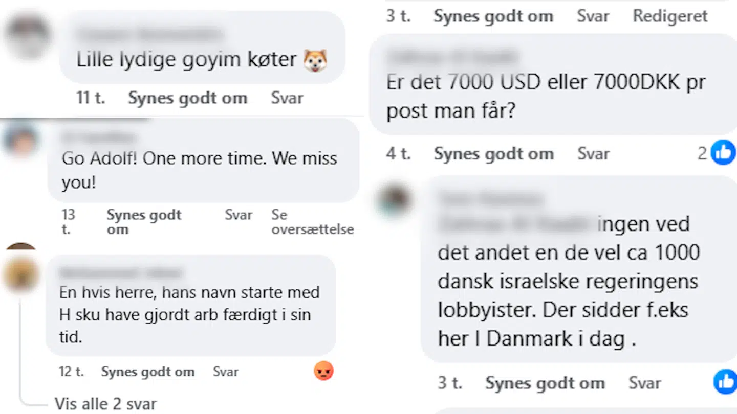 Her ses et udvalg af de kommentarer, som Morten Dahlin har modtaget.