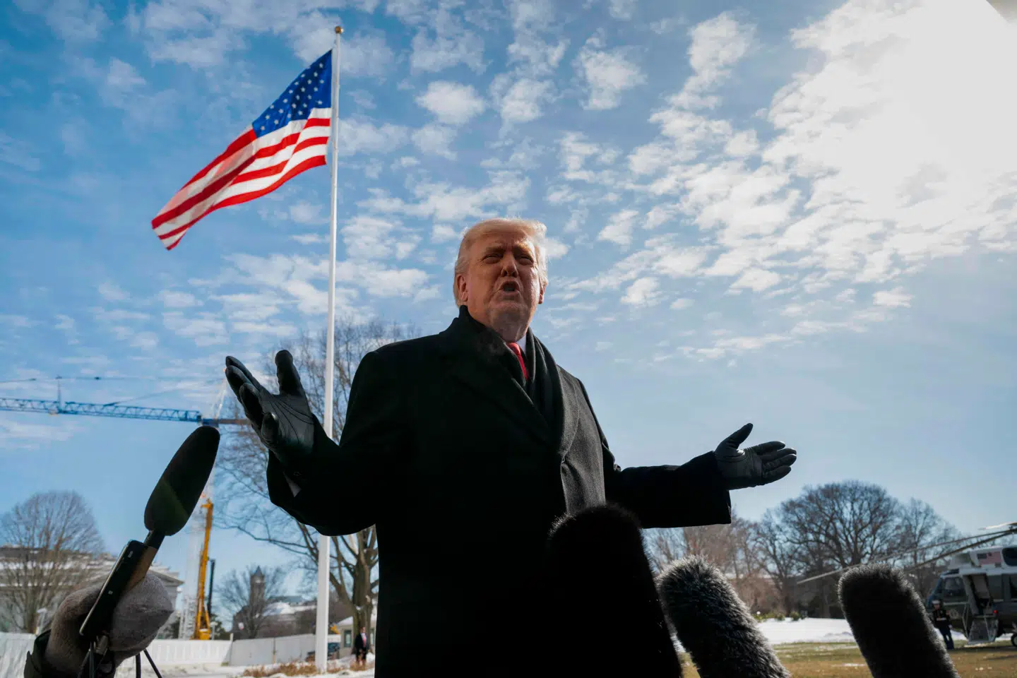 Donald Trump bør med det samme undskylde over for alle de veteraner og faldne soldaters efterladte, som han har fornærmet med sine udtalelser, mener Christian Eugen-Olsen. Saul Loeb/AFP/Ritzau Scanpix