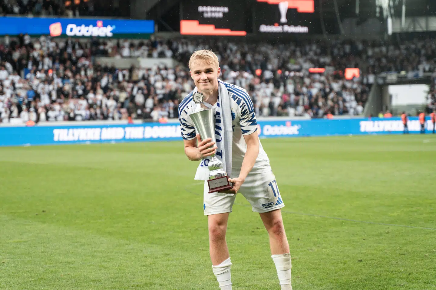 FC Københavns salg af Victor Froholdt var blandt de største i dansk fodbold i 2025. (Arkivfoto).