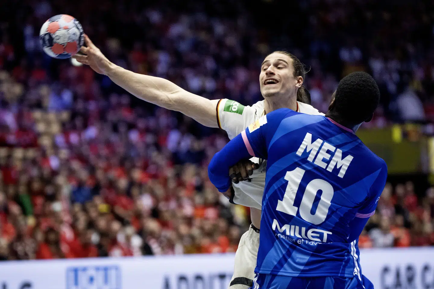 Juri Knorr scorede på alle sine ti første afslutninger mod Frankrig. Franskmændenes Dika Mem nettede hele 11 gange.