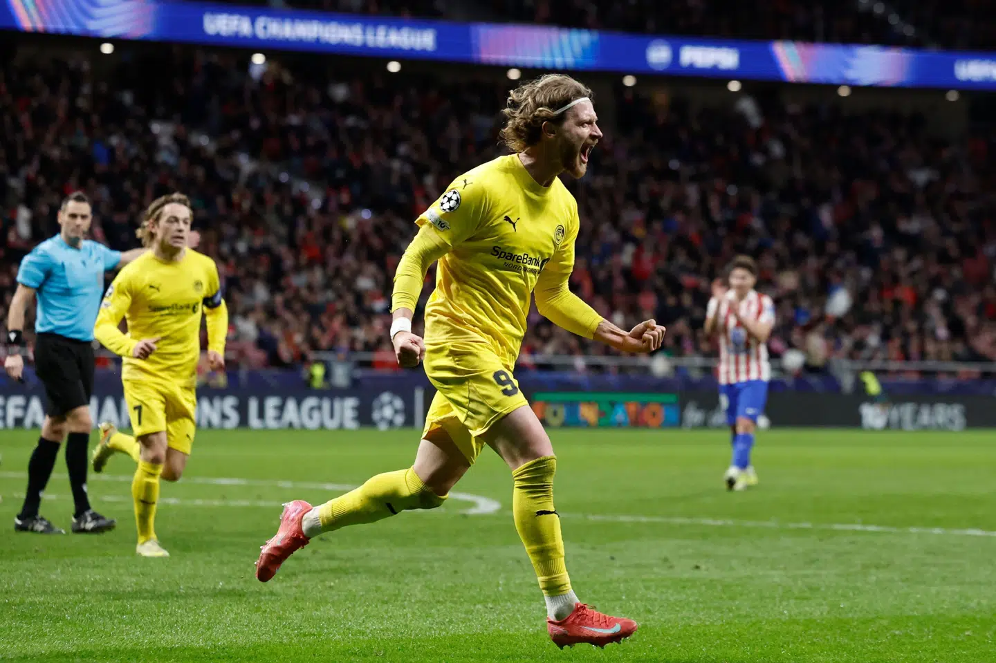 Det var danske Kasper Høgh fra Bodø/Glimt, der scorede det afgørende mål i 2-1-sejren over Atlético Madrid i Champions League.
