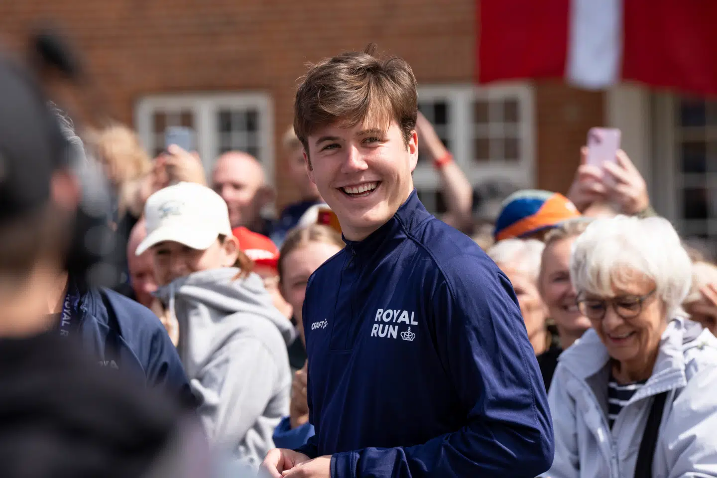 Kronprins Christian under Royal Run i sommer.