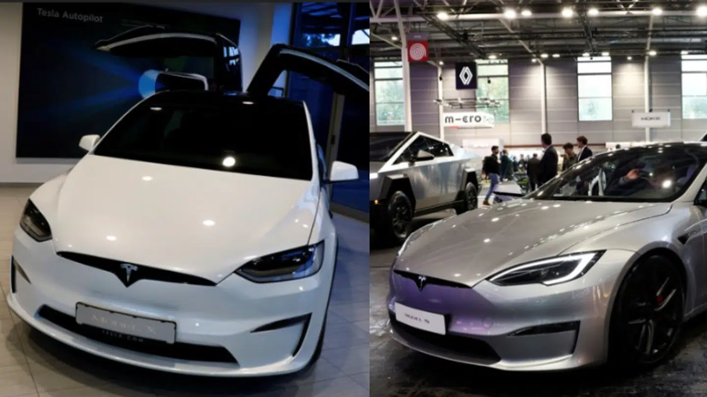 Model X tv. og model S th.