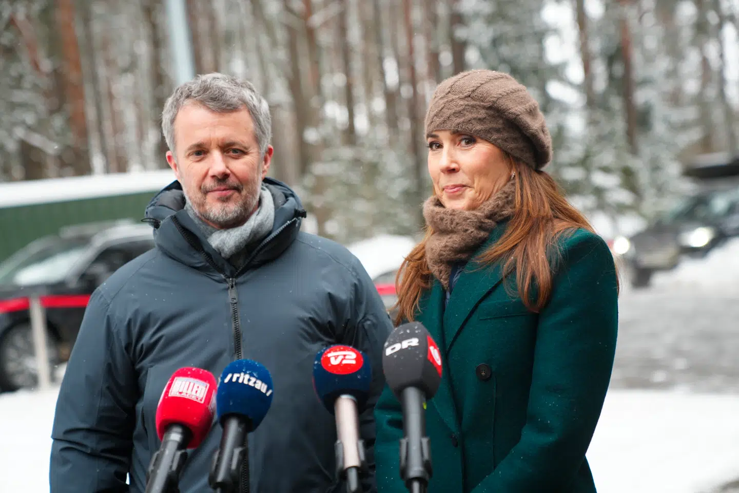 Kong Frederik og dronning Mary holdt onsdag en presseseance i forbindelse med statsbesøget i Litauen, hvor Kongeparret satte ord på situationen vedrørende Grønland.
