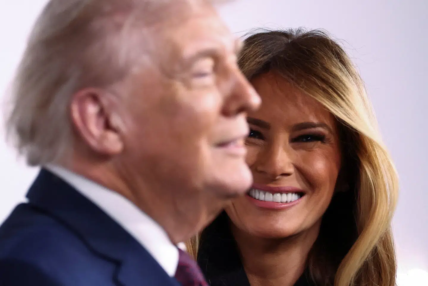 Her ses Donald Trump og Melania Trump til premieren på filmen torsdag aften lokal tid.