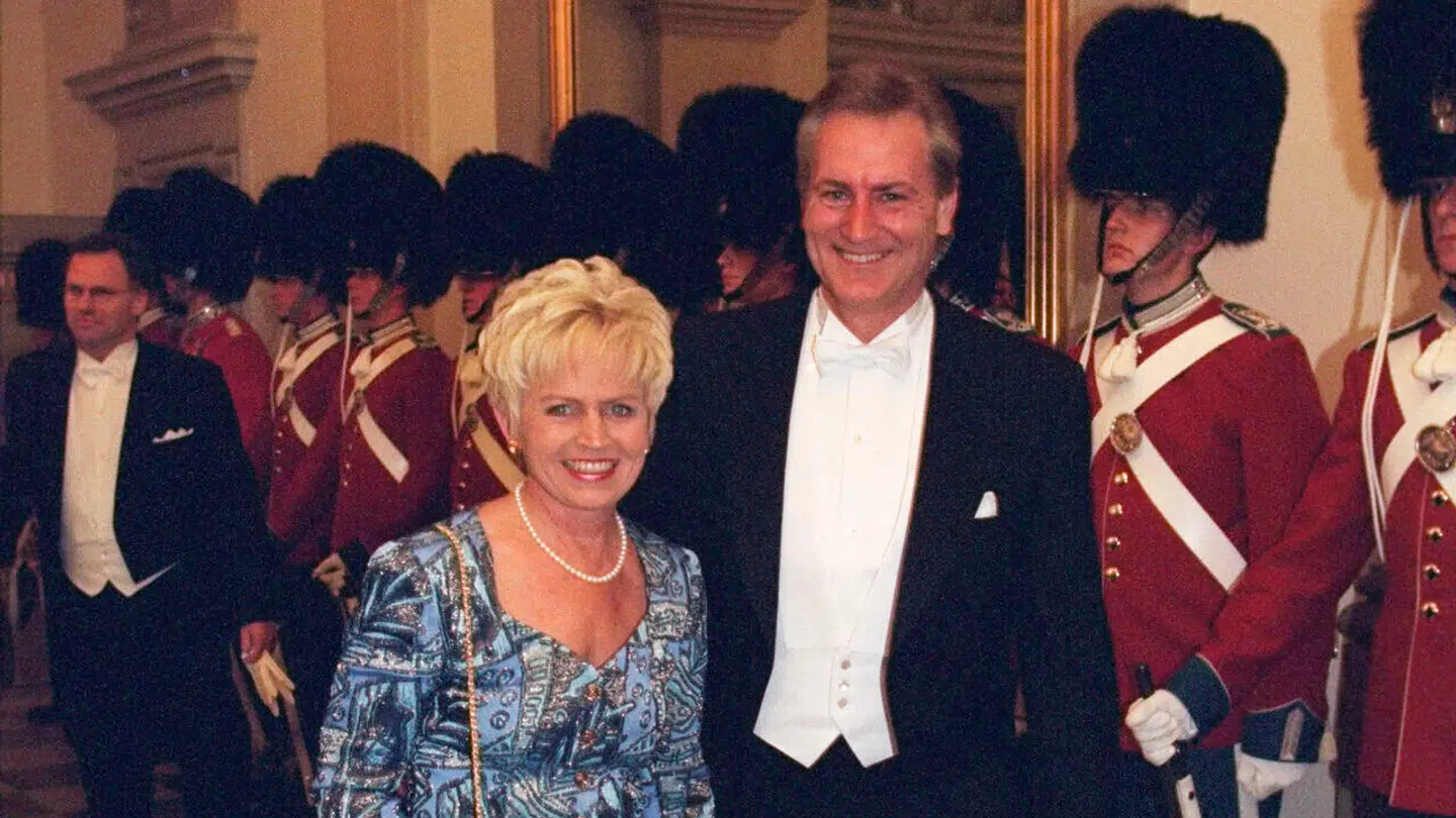 Keld og Hilda Heick til hofbal hos dronning Margrethe i 1998.