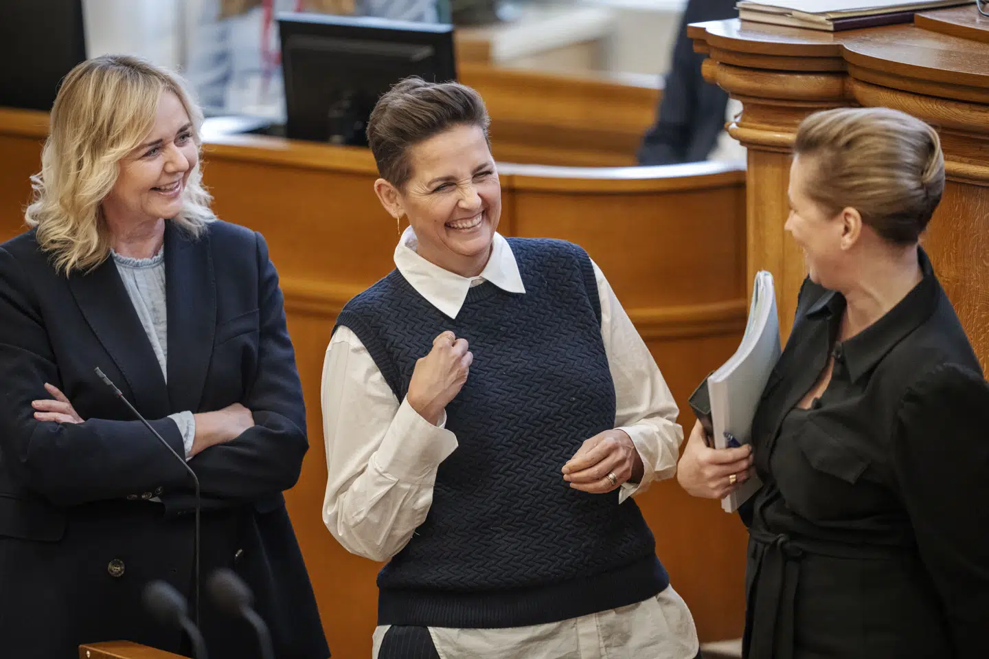 De Konservative og SF er "positive" omkring den nye udvisningsreform, som regeringen fremlagde på et pressemøde fredag. (Arkivfoto).