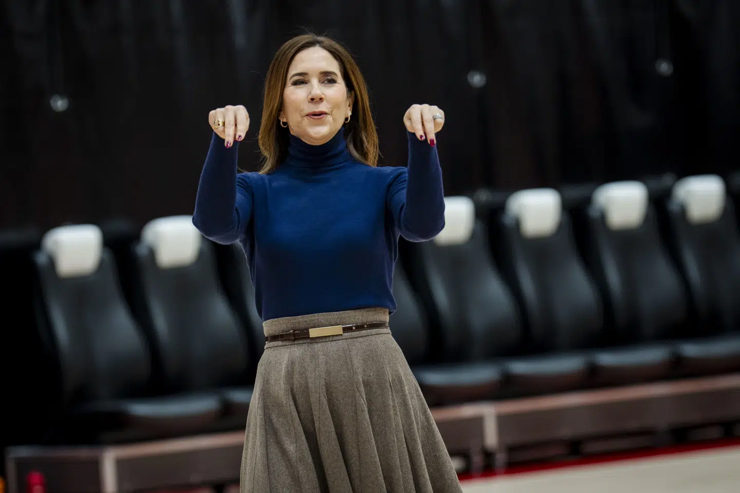 Dronning Mary kommer til at sætte sig til rette, når Danmark skal møde Tyskland i EM-håndboldfinalen. (Arkivfoto).