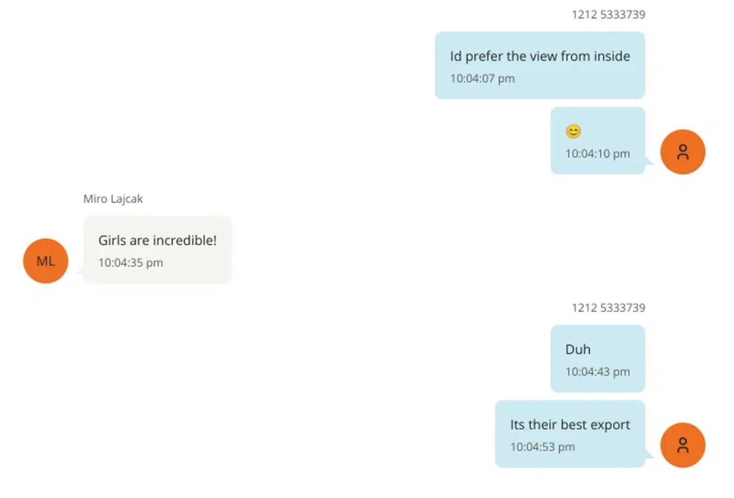 Sådan ser korrespondancen mellem Miroslav Lajčák og Epstein angiveligt ud.