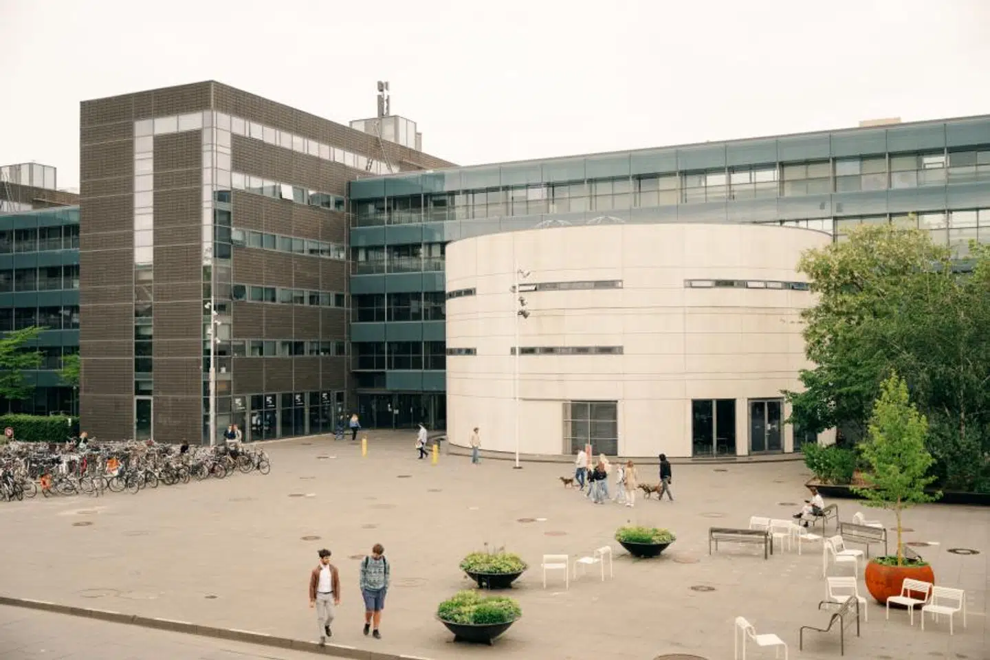 Går man ind af den smalle sorte indgang i midten, lige ud og ind på biblioteket, ned ad trapperne og finder den rigtige opgang, så kan man til hver en tid låse af, slå tæppet ud og bede en af dagens bønner. Initiativet møder hård kritik fra Christiansborg.