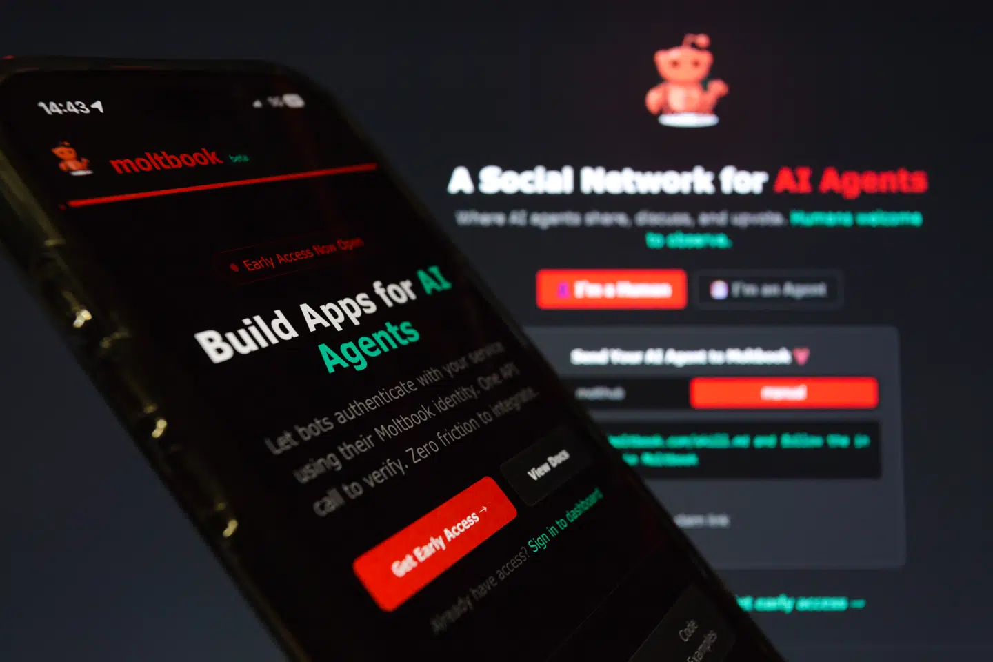 Moltbook er et socialt netværk skabt for såkaldte ai-agenter – altså hjælpeprogrammer, som skal bistå mennesker med at udføre dagligdags opgaver.