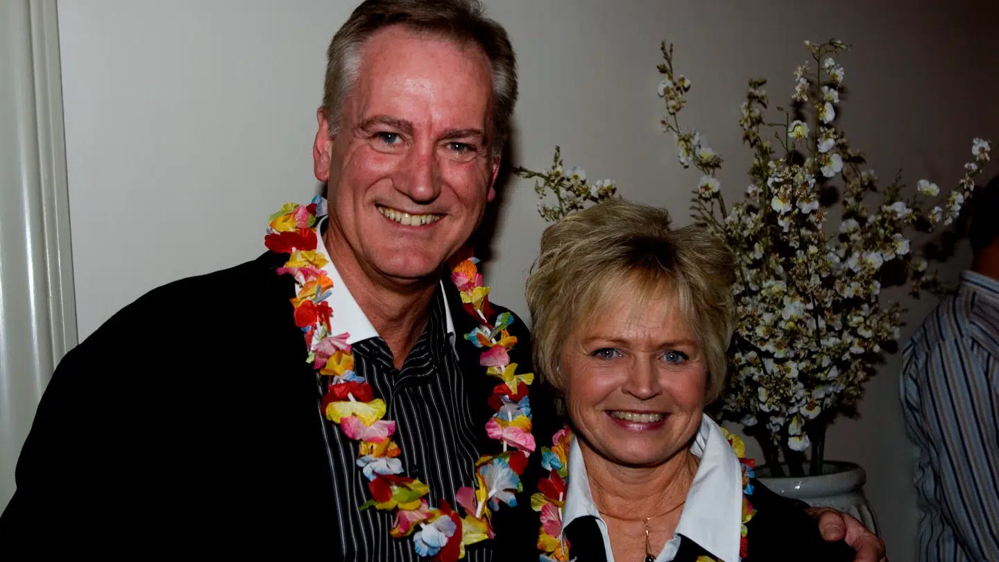 Keld og Hilda til Elvis-fest hos den amerikanske ambassadør i 90'erne.