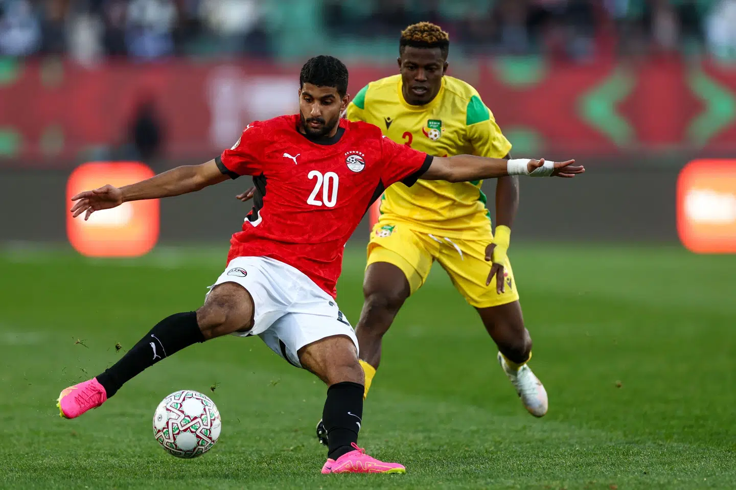 Ibrahim Adel var i januar en del af Egyptens trup til Africa Cup of Nations. (Arkivfoto).