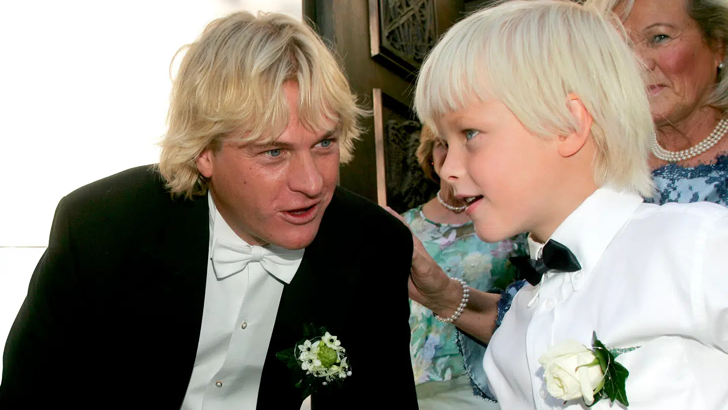 Marius Borg Høibys biologiske far og hans Morten Borg i 2004