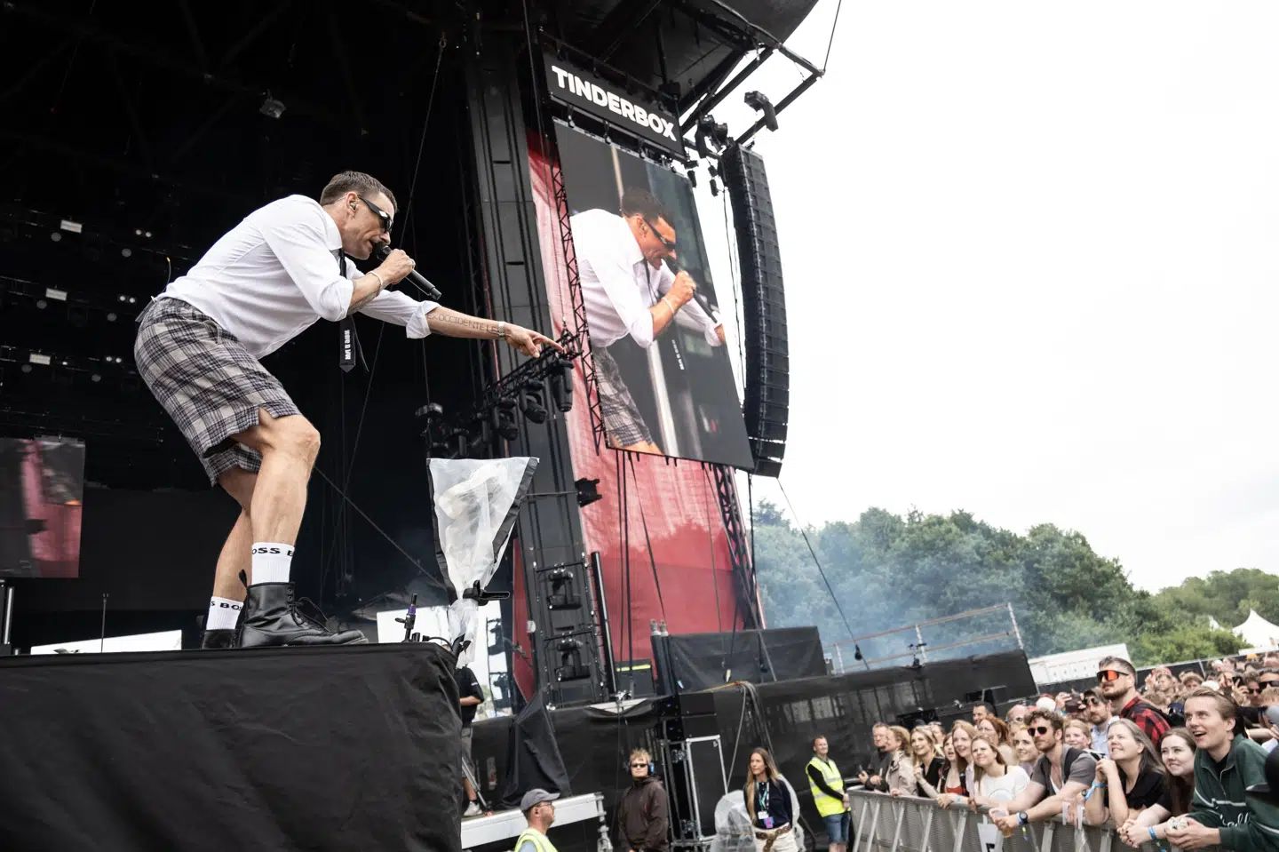 Bandet Hugorm med Simon Kvamm i front headlinede sidste års Tinderbox. I år er Moby blandt navnene på plakaten. (Arkivfoto).