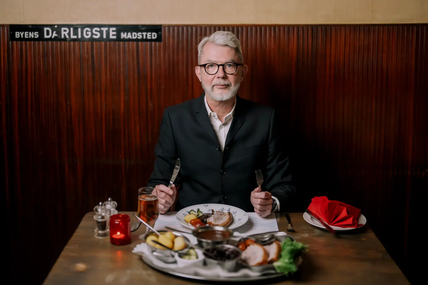 Søren Frank, her fotograferet på Café Lindevang.