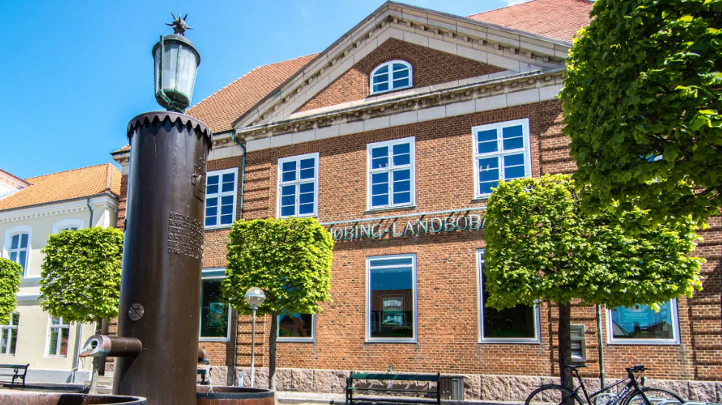 Ringkjøbing Landbobanks hovedkontor.