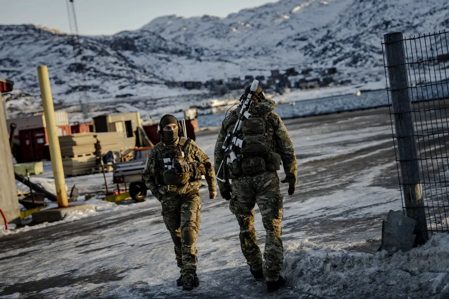 De seneste uger har en danskledet øvelse været i gang omkring Grønland, hvor soldater fra en række Nato-lande har deltaget. Nu planlægger Nato en decideret mission. (Arkivfoto).