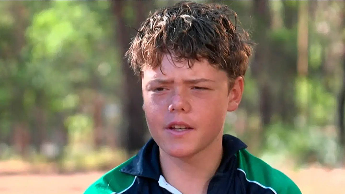 Austin Appelbee er kun 13 år. Men han kan svømme langt, meget langt.