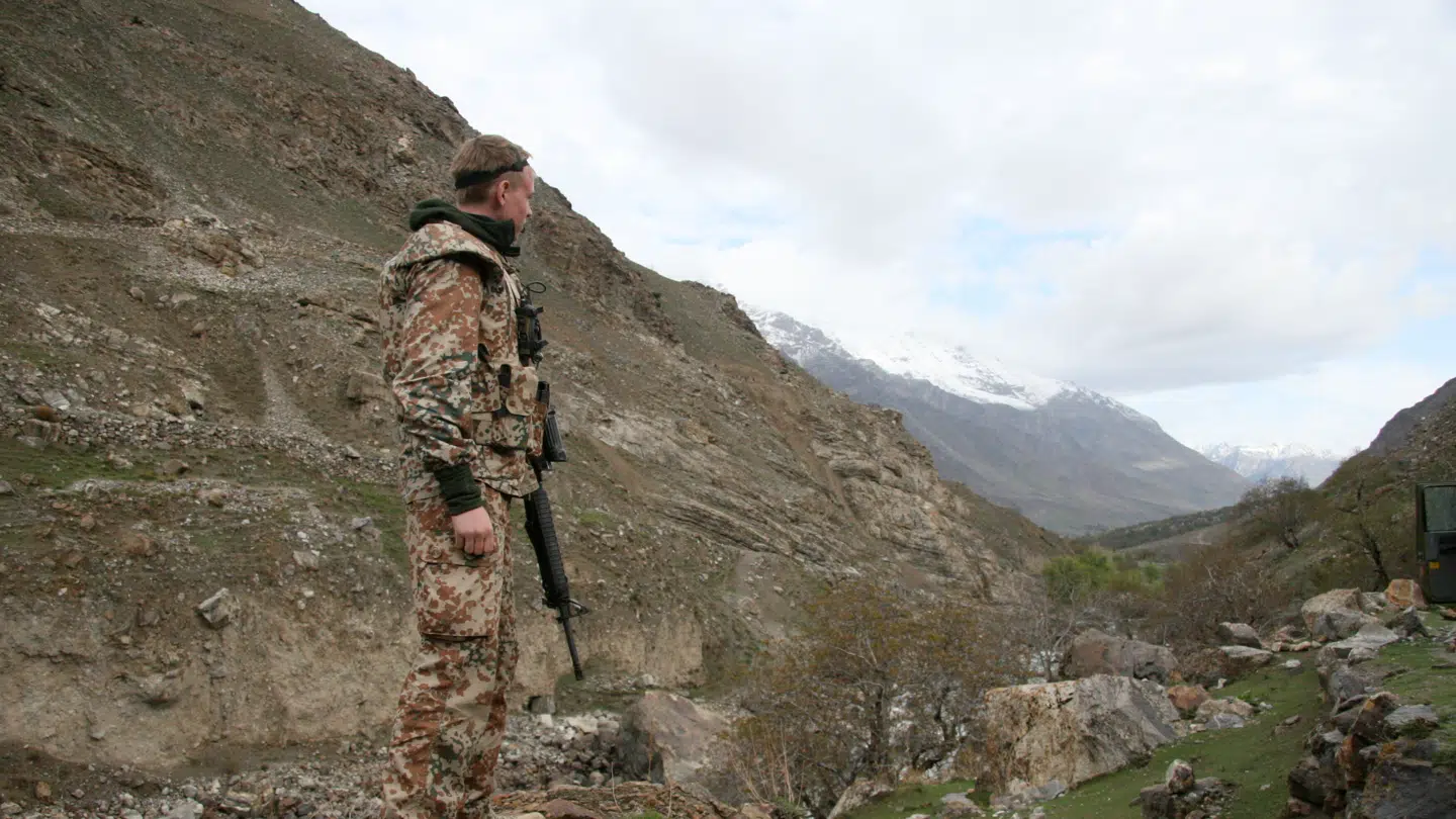 Fra Kromanns første tur til Afghanistan i 2008. Her fra Feyzabad i det nordlige Afghanistan.