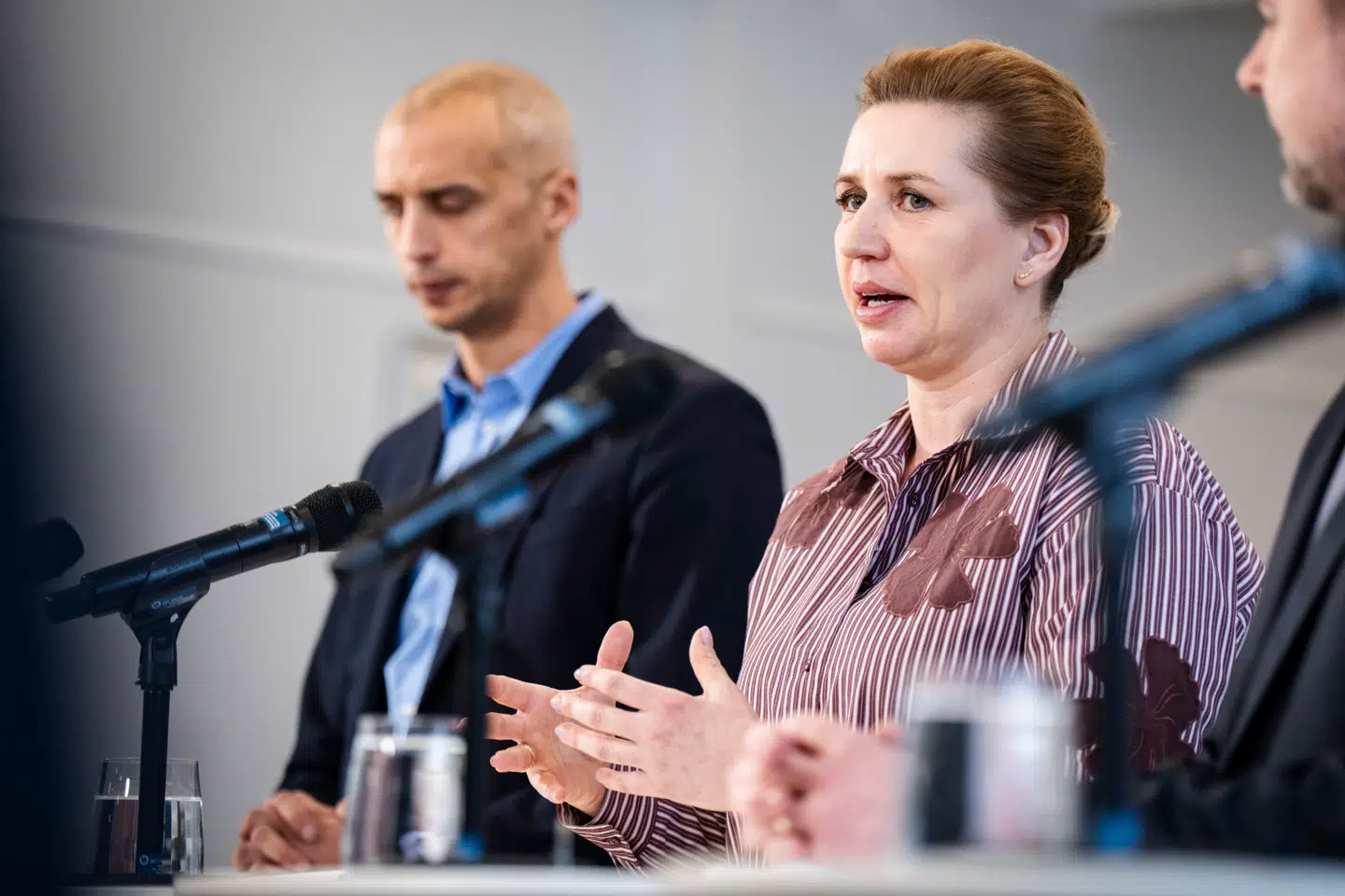 På et pressemøde onsdag lancerede Mette Frederiksen et nyt udspil, som skal mindske mistrivslen i folkeskolen.