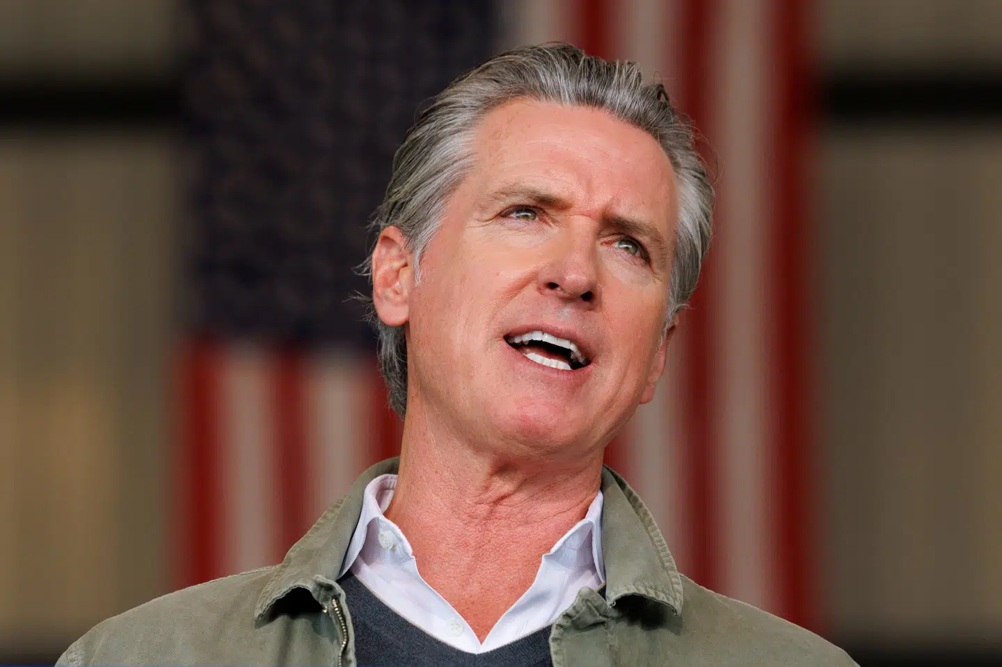 Californiens demokratiske guvernør, Gavin Newsom, mener, at USA's republikanske præsident, Donald Trump, har startet krigen om omfordeling af valgkredse. (Arkivfoto).