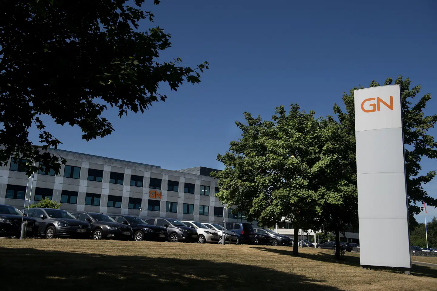 GN Store Nord måtte se omsætningen falde tilbage sidste år, men forventer en stigning på mellem tre og syv procent i år (Arkivfoto).