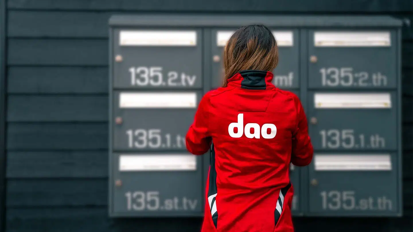 Dao har overtaget med uddele breve fra nytår.