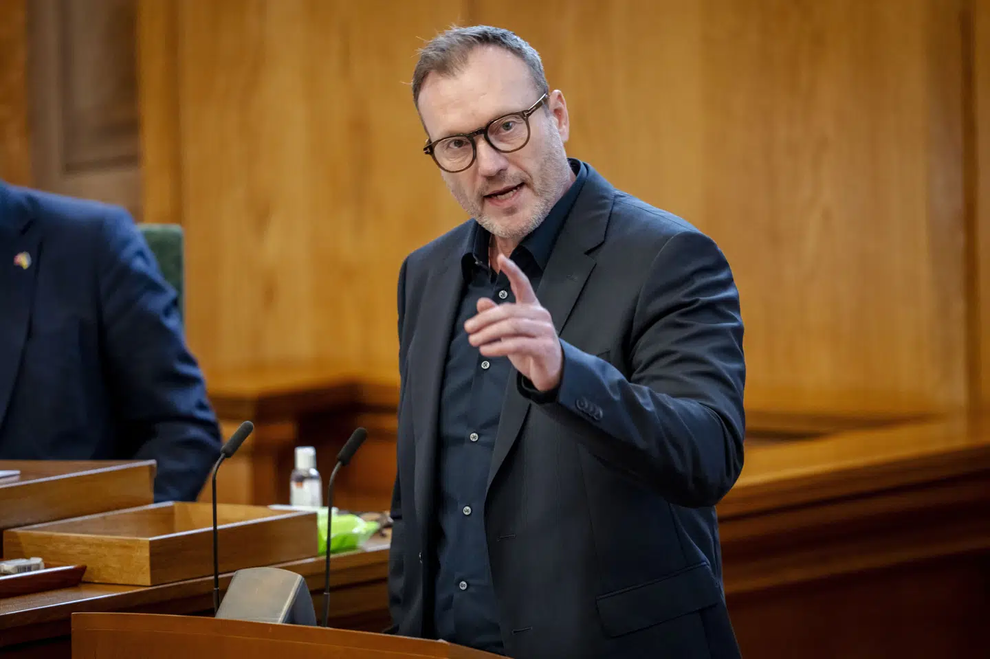 Lars Boje Mathiesen og Borgernes Parti fik ikke held med at få et flertal i Folketinget til at udtrykke mistillid mod statsminister Mette Frederiksen. (Arkivfoto).