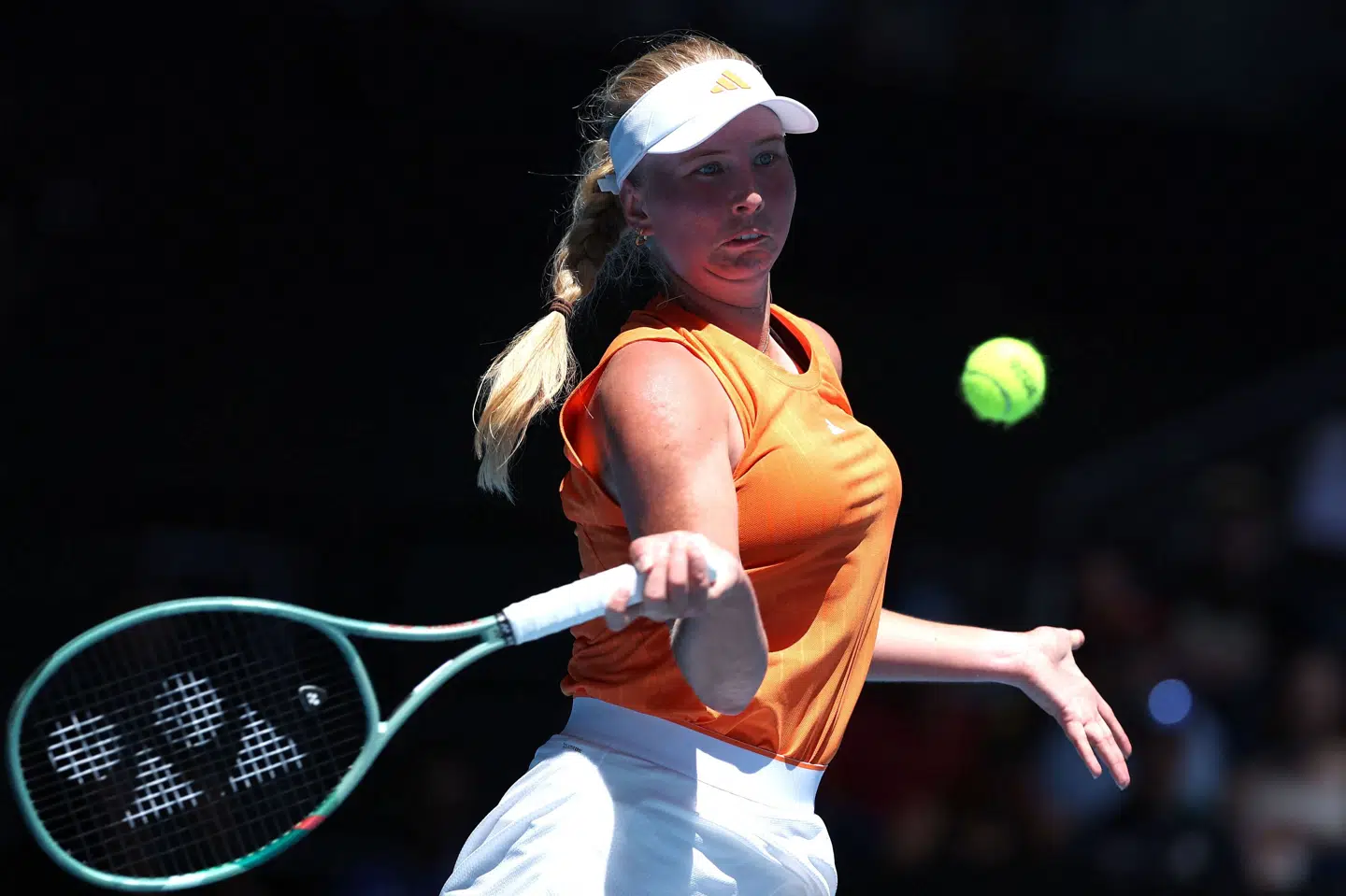 Clara Tauson spillede god tennis for anden kamp i træk og er nu klar til semifinalen i Abu Dhabi. (Arkivfoto).