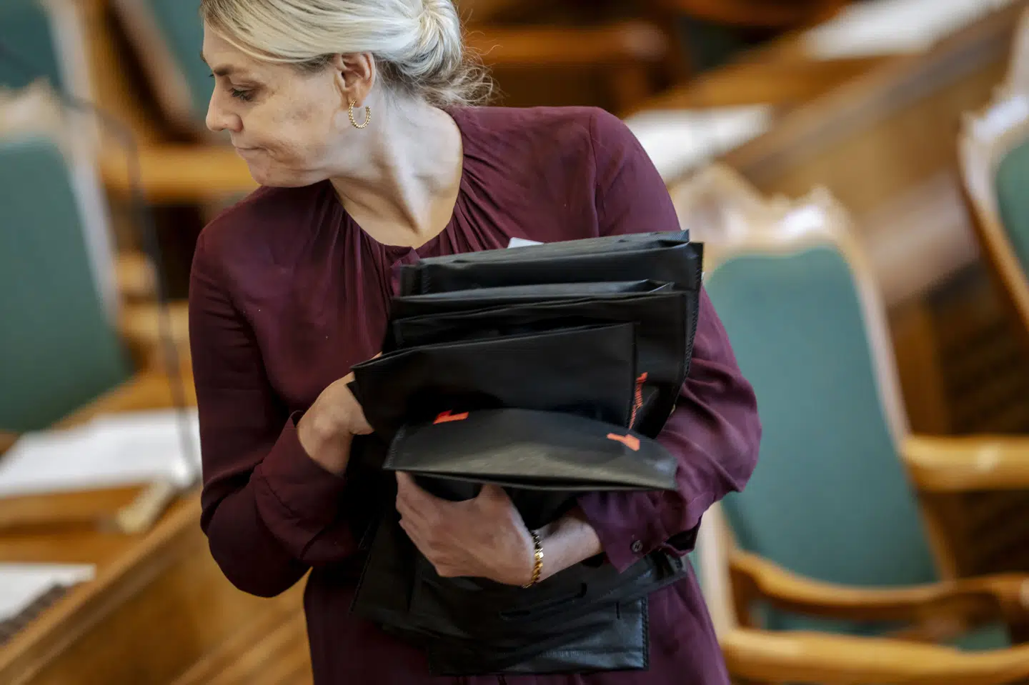 Uddannelsesordfører Trine Bramsen (S) understreger, at det er Socialdemokratiets holdning, at der ikke skal være bederum på uddannelsesinstitutioner. Hun kan dog ikke støtte et forslag om at forbyde dem, siger hun torsdag i Folketingssalen. (Arkivfoto).