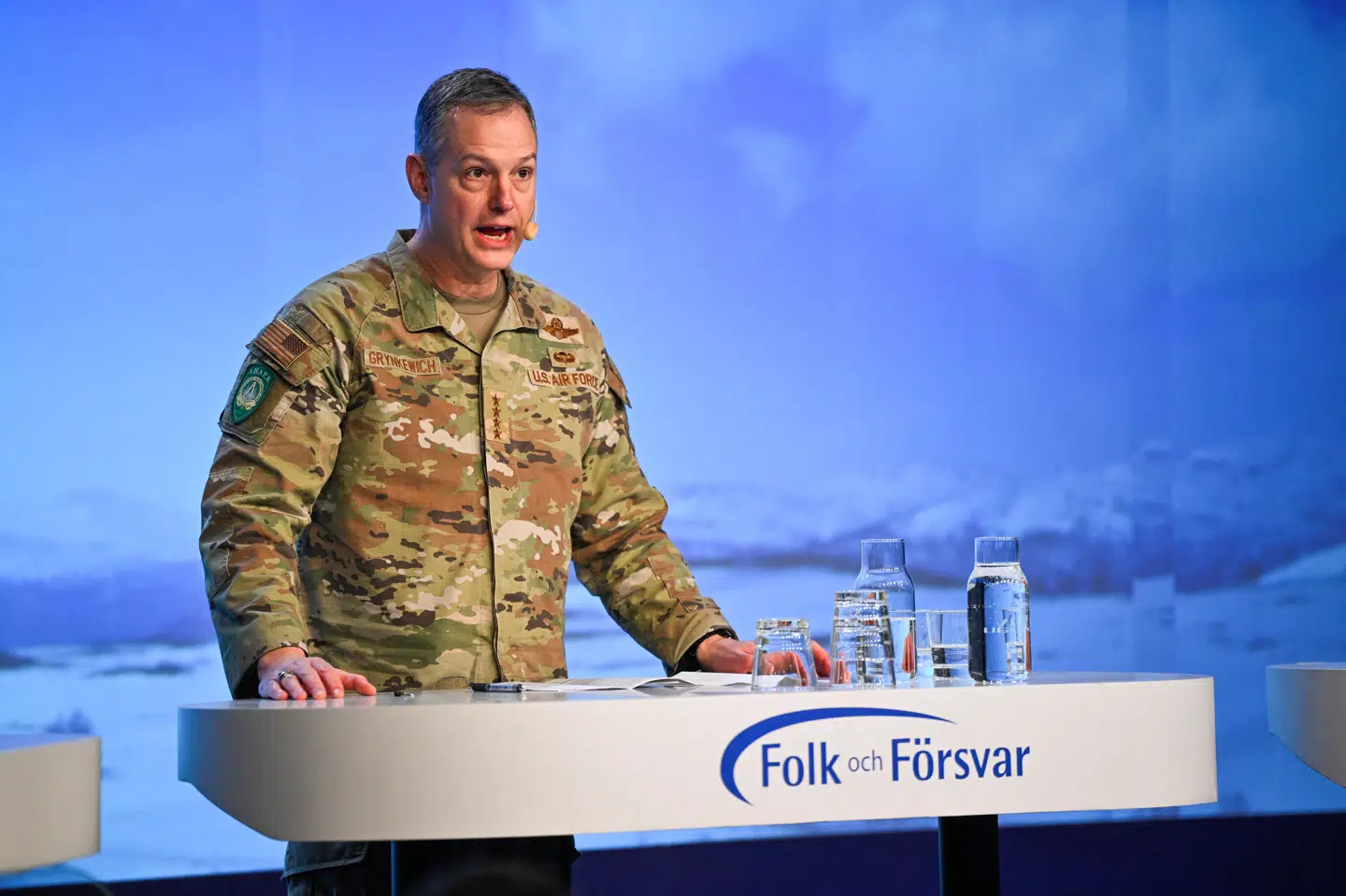 Den amerikanske general Alexus Grynkewich, Natos øverstkommanderende i Europa, får en vigtig rolle i genetableret militær kommunikationskanal. (Arkivfoto).