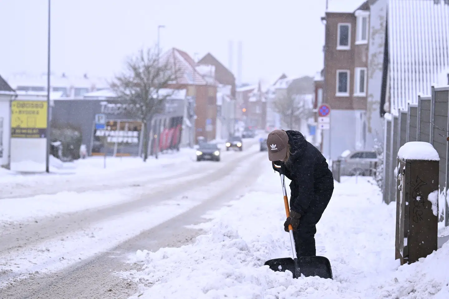 I Aalborg er der varsling om snestorm. Varslet gælder fra tidligt fredag morgen og ind til klokken 21.