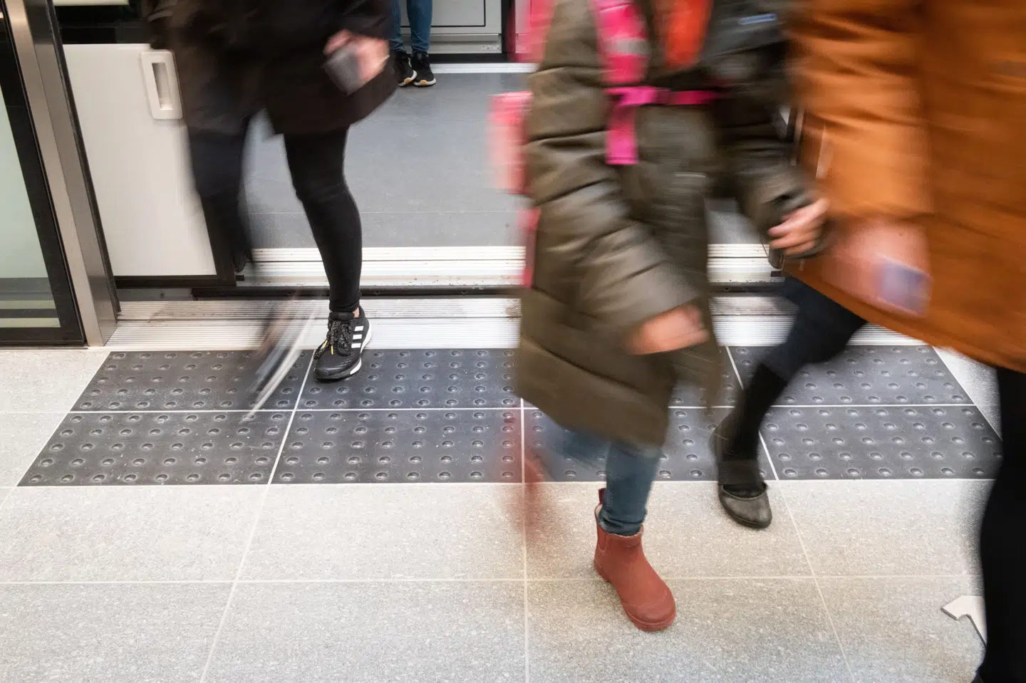 Metroen i København har de seneste dage været godt fyldt med passagerer, der har taget turen med det offentlige i vintervejret. (Arkivfoto).