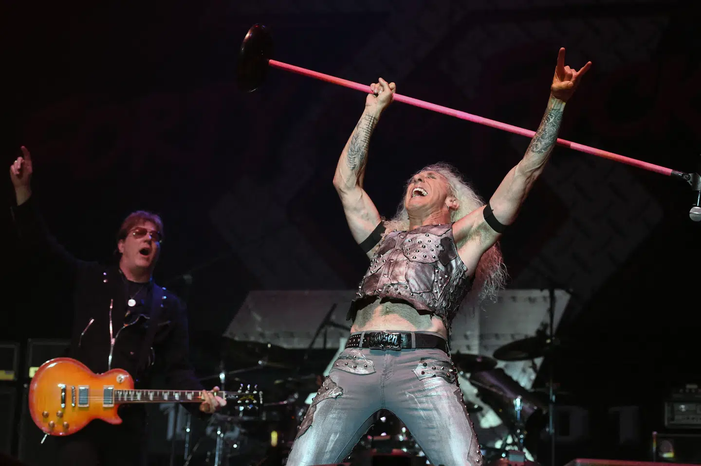 Twisted Sister var fremadstormende i 1980'erne for deres høje energi og vilde koncerter. (Arkivfoto).