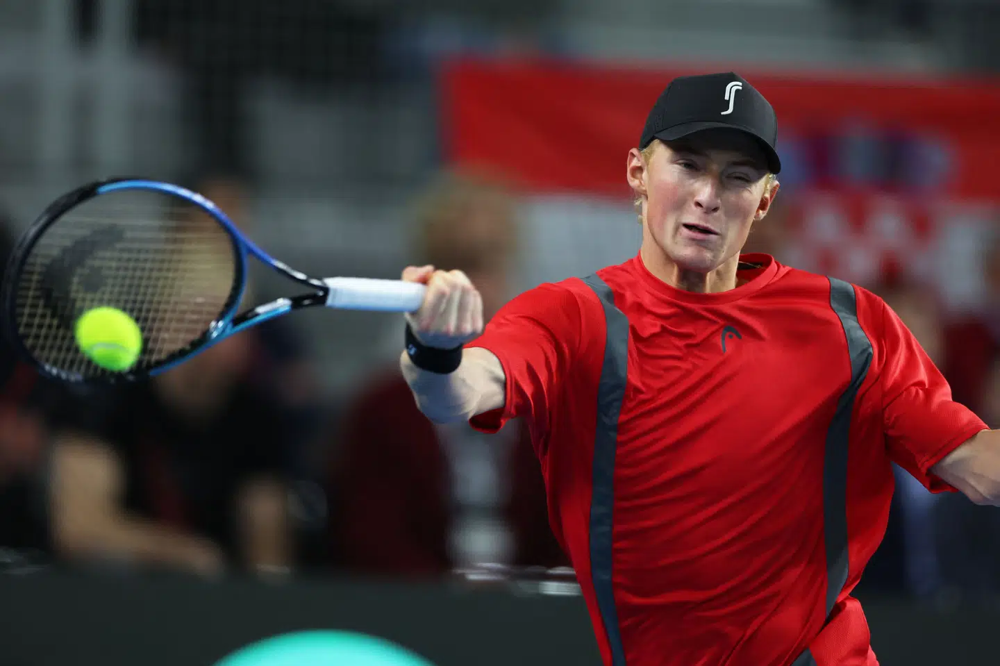 Elmer Møller afgav ikke en eneste breakbold mod Matej Dodig.