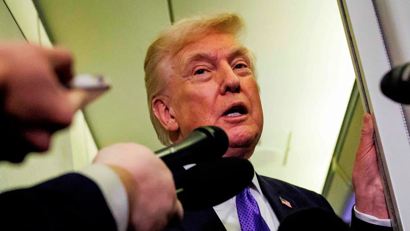 USAs præsident, Donald Trump, er overrasket over den modtagelse, hans vicepræsident fik til åbningen af vinter-OL.