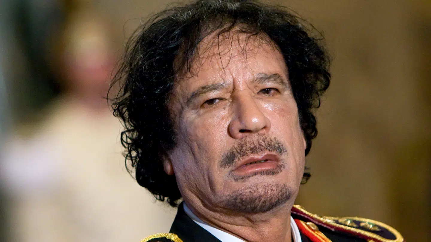 Den afdøde diktator Muammar Gaddafi var far til Saif al-Islam Gaddafi, som blev begravet fredag.