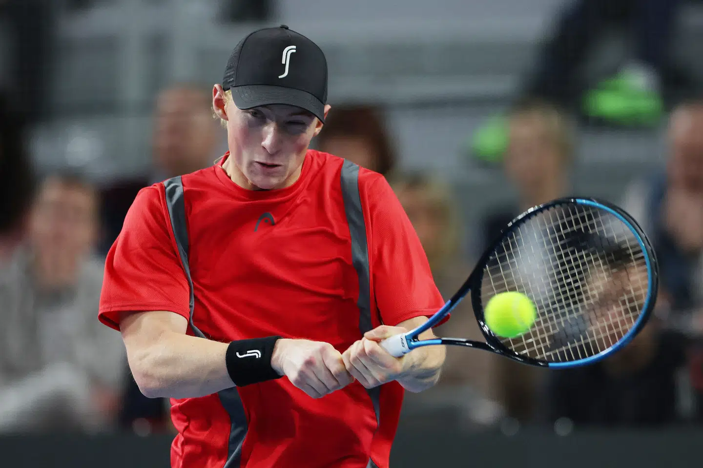 Elmer Møller lavede otte dobbeltfejl mod Dino Prizmic.