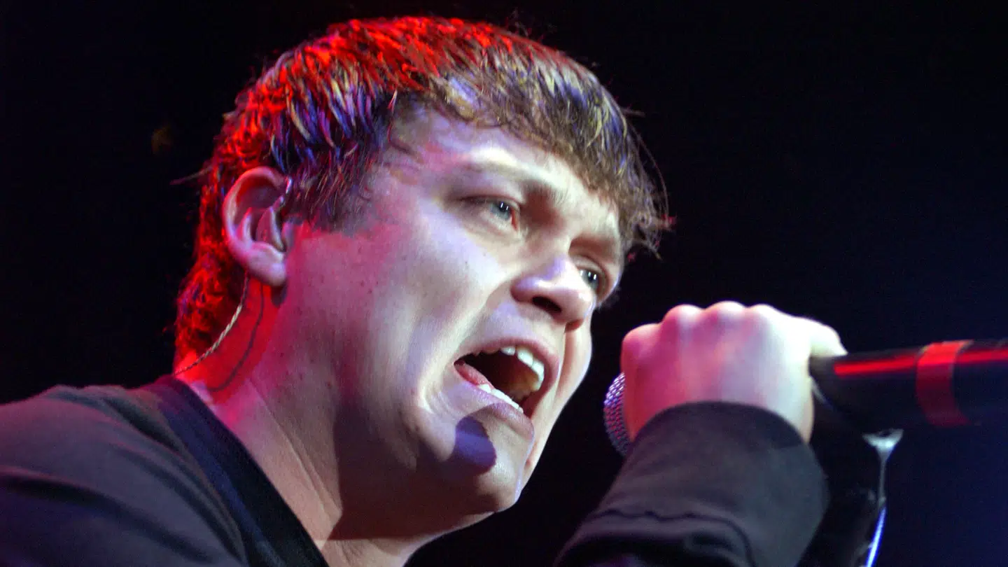 Brad Arnold og bandet 3 doors down spillede i København i 2012.