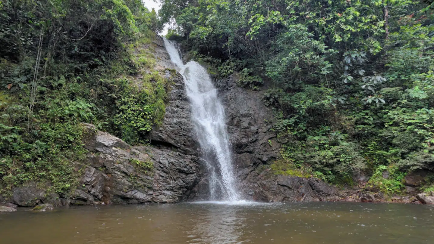 Smukt og idyllisk ser det ud. Men i januar kostede en tur til Biausevu-vandfaldet i Fiji en femårig pige livet.