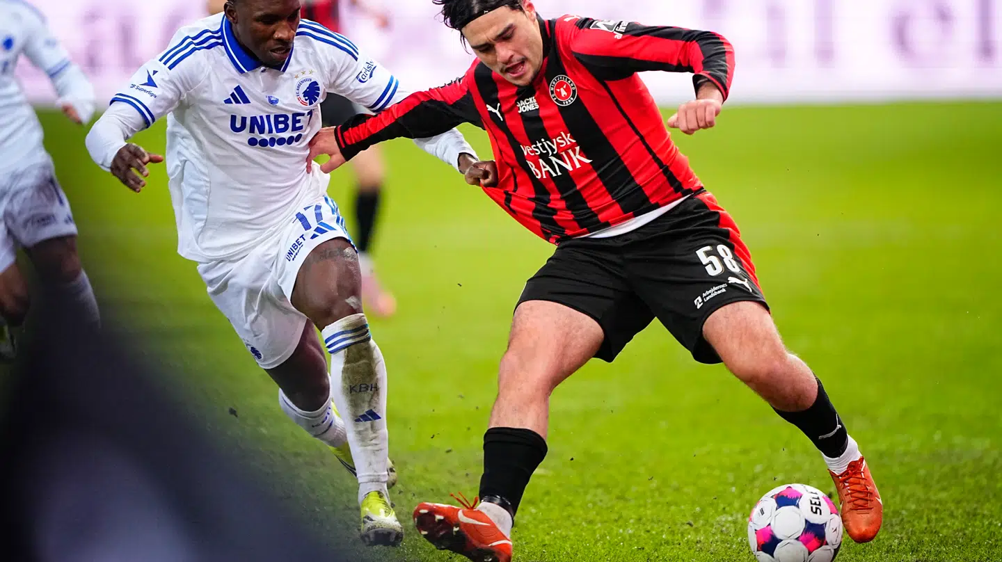 Aral Simsir bragte FC Midtjylland foran mod FCK.