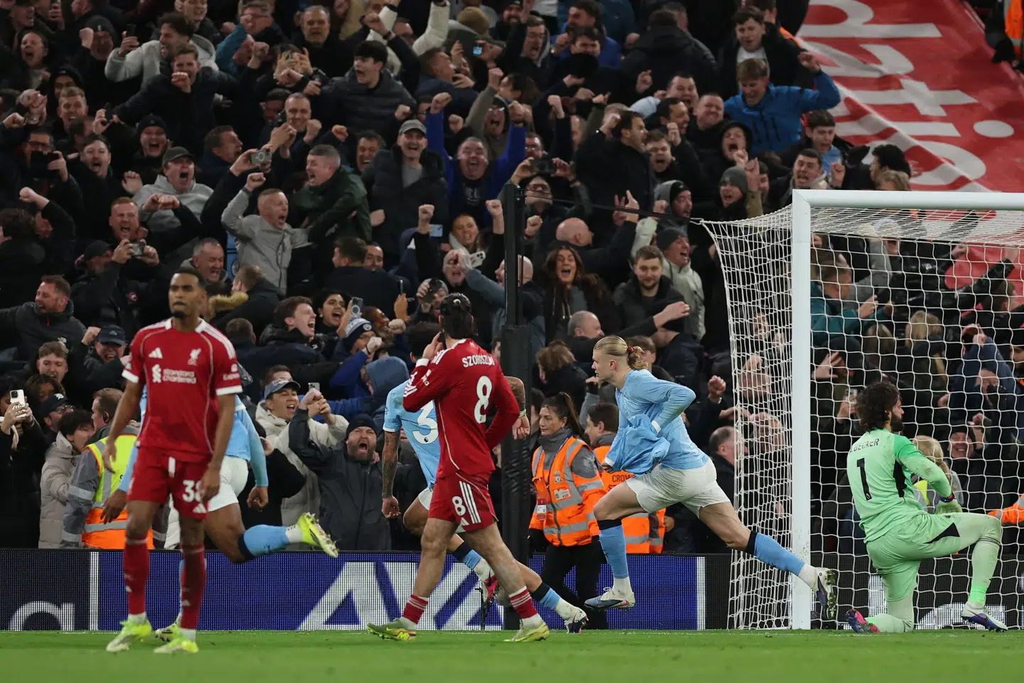 Erling Haaland blev matchvinder i overtiden.