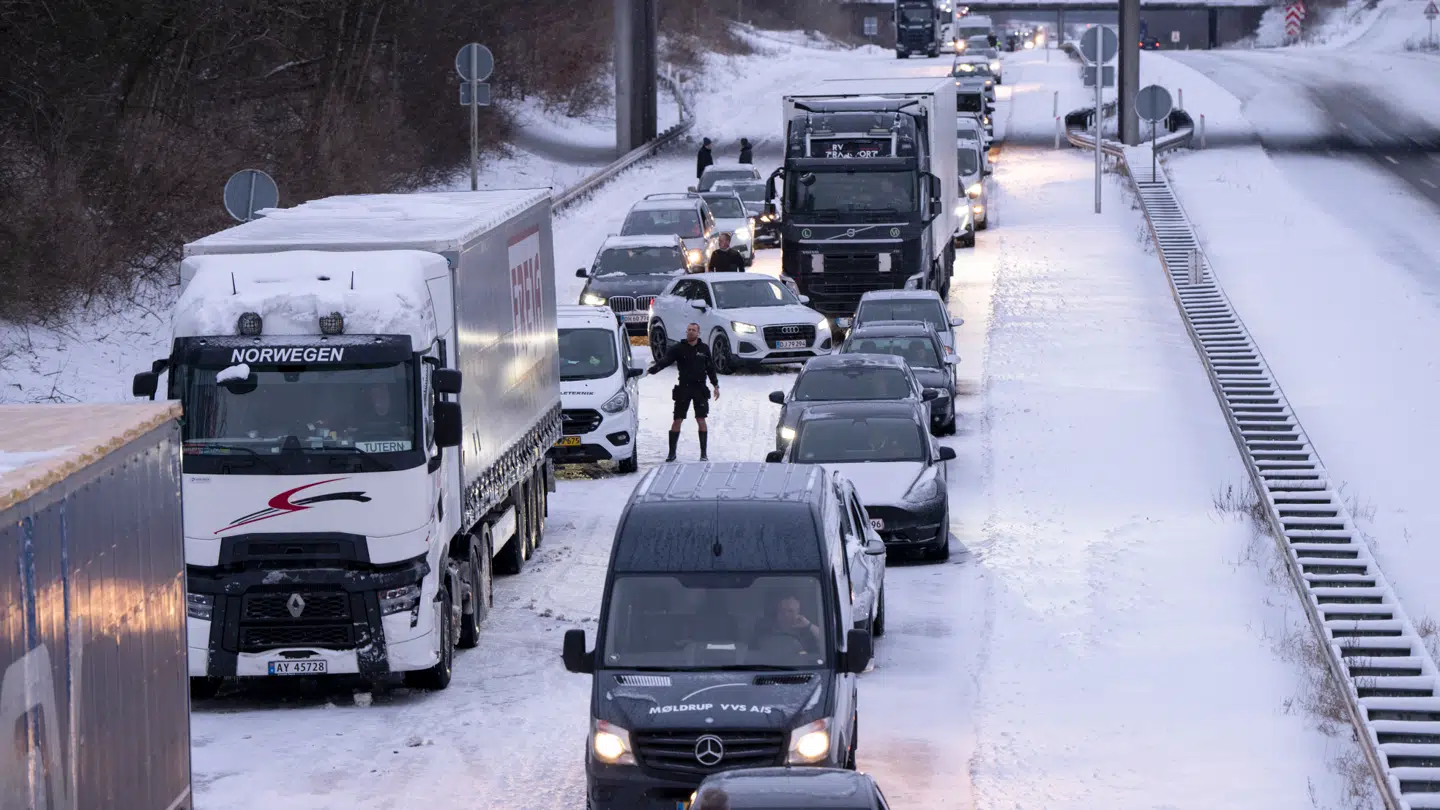 Midt på ugen i vinterferien risikerer vi endnu mere sne, ligesom vi fik tilbage i januar, hvor dette billede er taget.