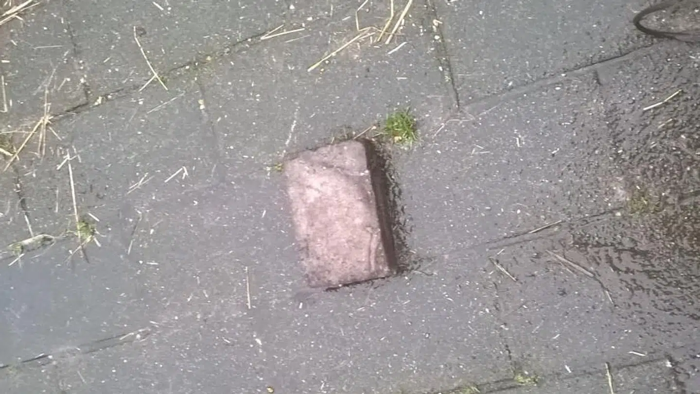 Flisen, der blev kastet.