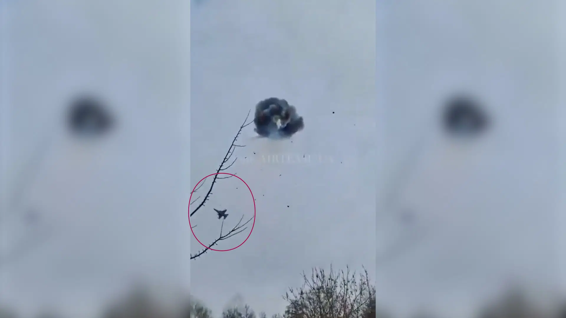 Ukrainsk F-16-fly benytter risikabel kanon og nedskyder russisk drone