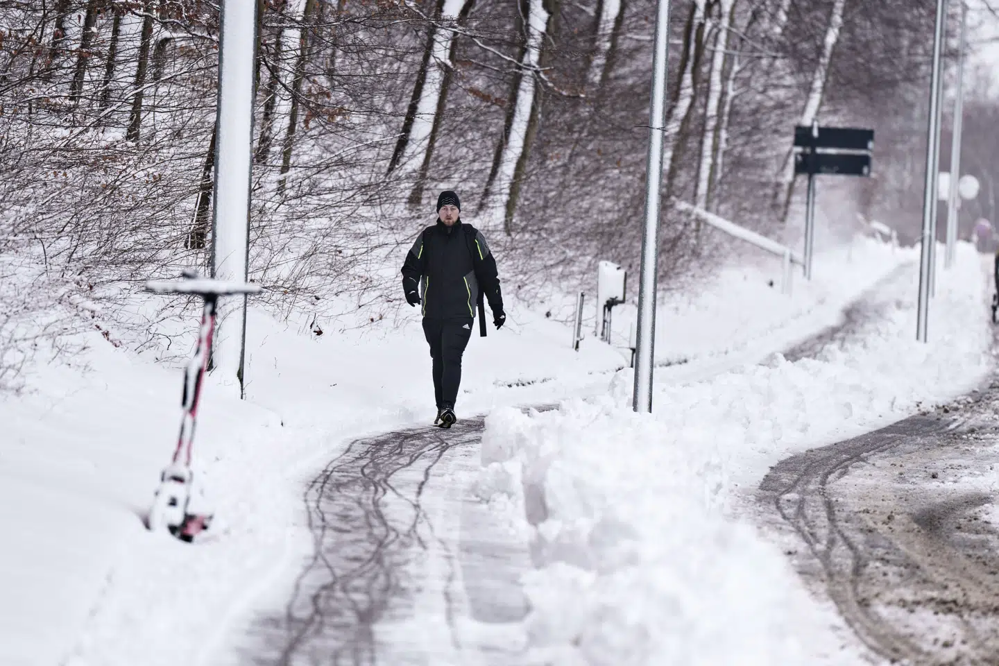 Meldinger mandag varsler om nye snestormslignende tilstande i dele af Danmark. (Arkivfoto).